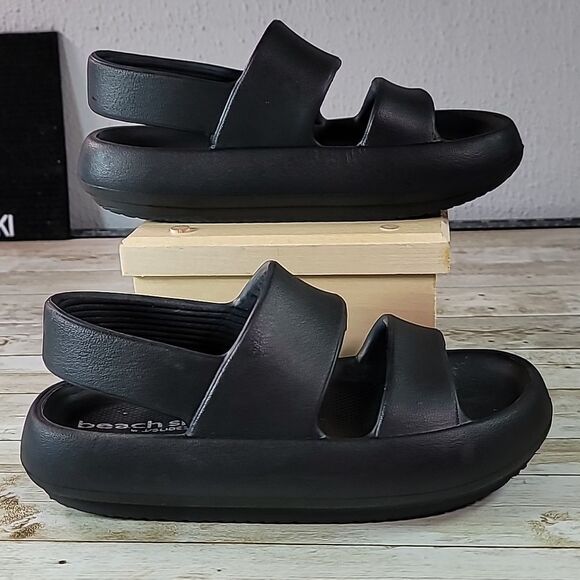 Beach Slides‎ J/Slides - Spark - EVA - Size 6.5 - 7  Black - Picture 1 of 7